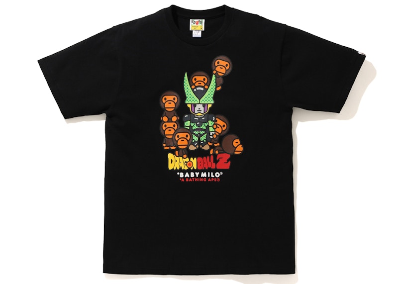 BAPE x Dragon Ball Z Baby Milo Cell & Cell Jr Tee Black
