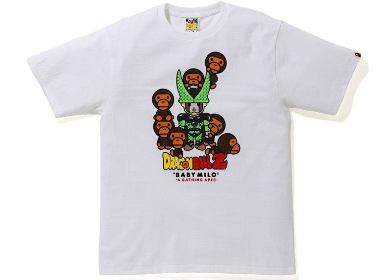 BAPE x Dragon Ball Z Baby Milo Cell & Cell Jr Tee White