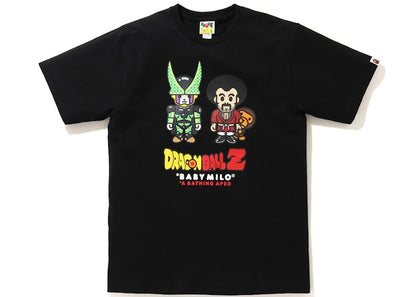 BAPE x Dragon Ball Z Baby Milo Mr Satan & Cell Tee Black