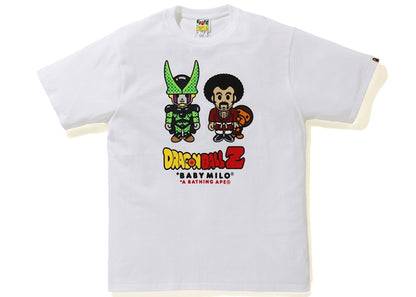 BAPE x Dragon Ball Z Baby Milo Mr Satan & Cell Tee White
