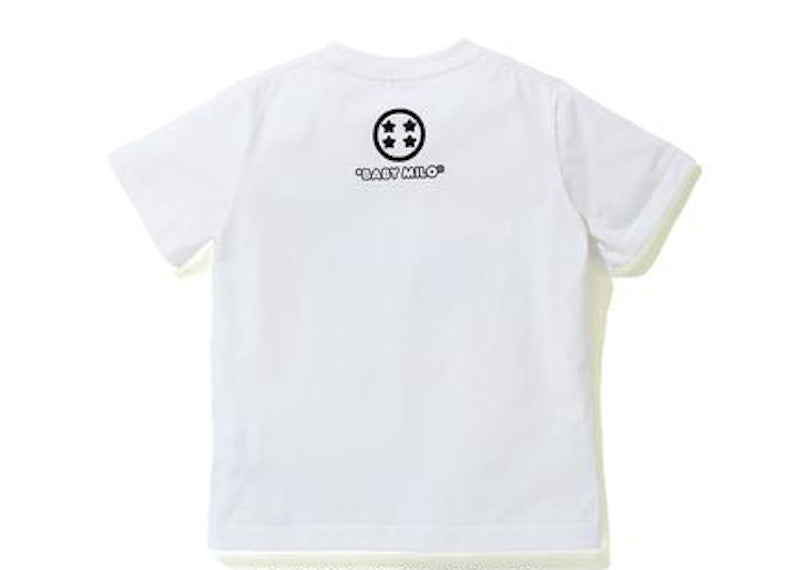 BAPE x Dragon Ball Z Baby Milo Son Gohan And Cell Kids Tee White