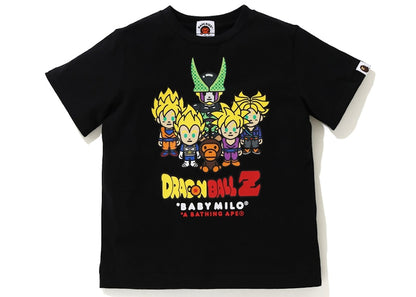 BAPE x Dragon Ball Z Baby Milo Super Saiyan & Cell Kids Tee Black/Yellow