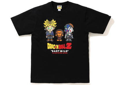 BAPE x Dragon Ball Z Baby Milo Trunks & Mecha Frieza Tee Black