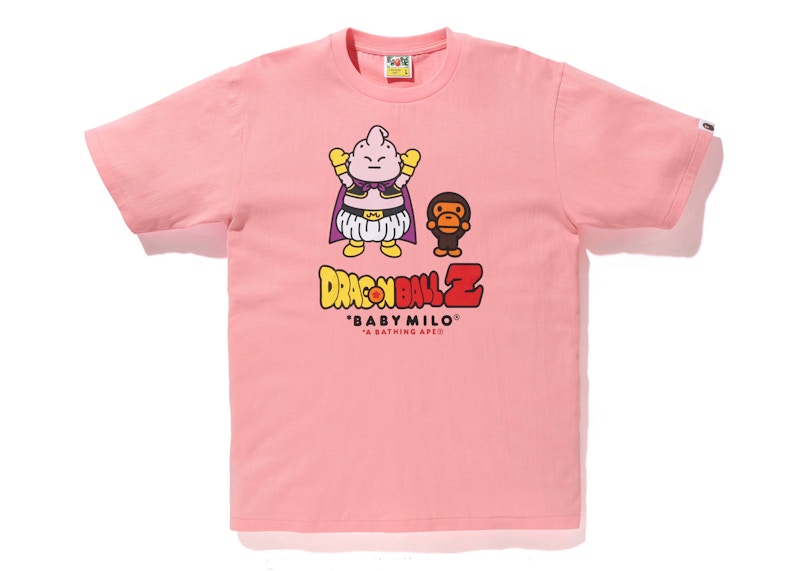 BAPE x Dragon Ball Z Majin Buu Baby Milo Tee Pink