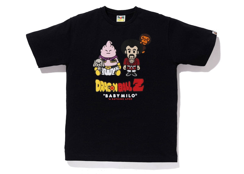 BAPE x Dragon Ball Z Majin Buu & Mr. Satan Baby Milo Tee (Kids) Black
