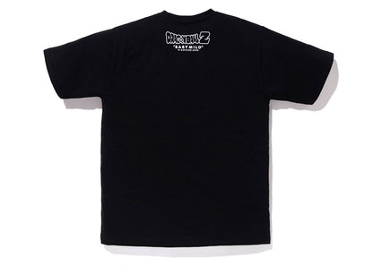 BAPE x Dragon Ball Z Super Saiyan Vegeta & Son Goku Baby Milo Tee Black