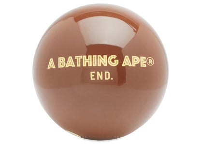 BAPE x END. Bowling Ball Brown