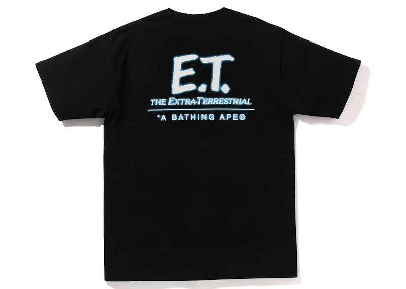 BAPE x E.T. Ape Head Tee Black GID