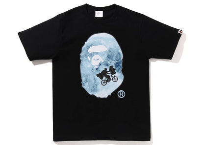 BAPE x E.T. Kids Ape Head Tee Black GID