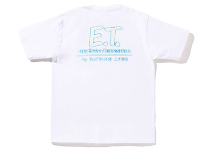 BAPE x E.T. Kids Ape Head Tee White GID