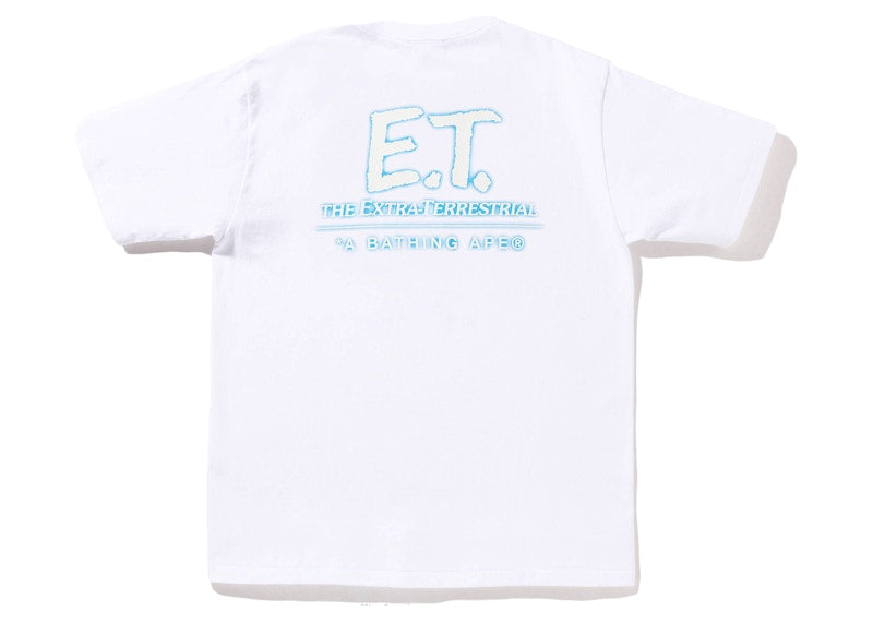 BAPE x E.T. Kids Ape Head Tee White GID