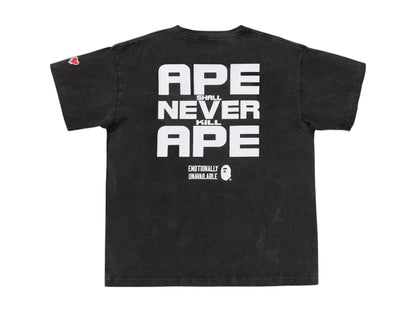 BAPE x Emotionally Unavailable Ape Head Tee Black