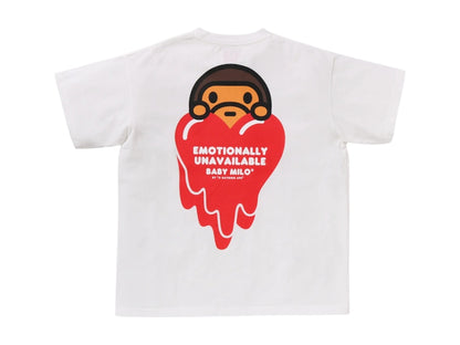 BAPE x Emotionally Unavailable Baby Milo Tee White