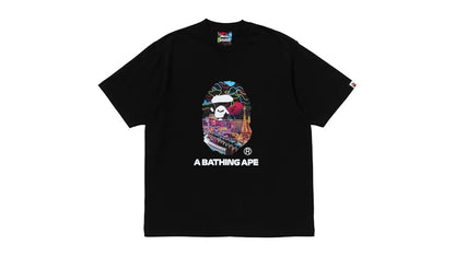BAPE x F1LVA Bathing Ape Relaxed Fit Tee Black