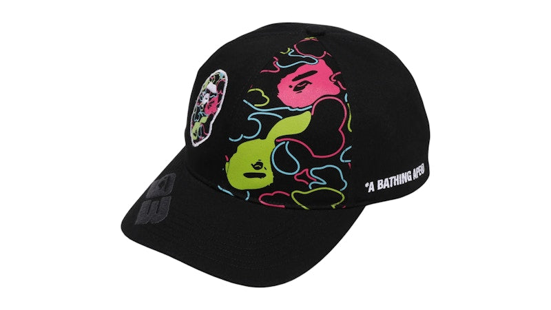 BAPE x F1LVCamo Ape Head Cap Black
