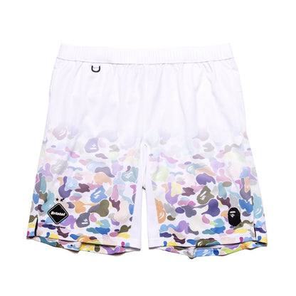 BAPE x F.C.R.B. Game Shorts White