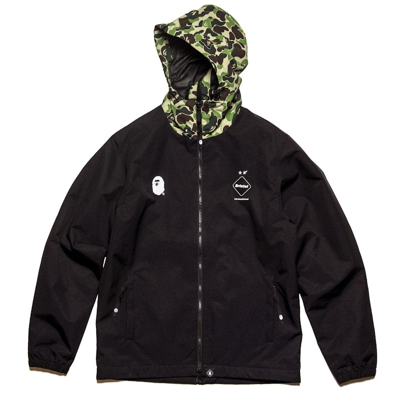 BAPE x F.C.R.B. Seperate Practice Jacket Black