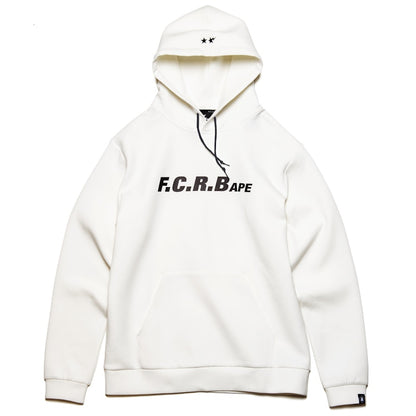BAPE x F.C.R.B. Team Hoodie White