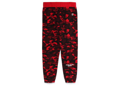 BAPE x Faze Clan Sweat Pants Red