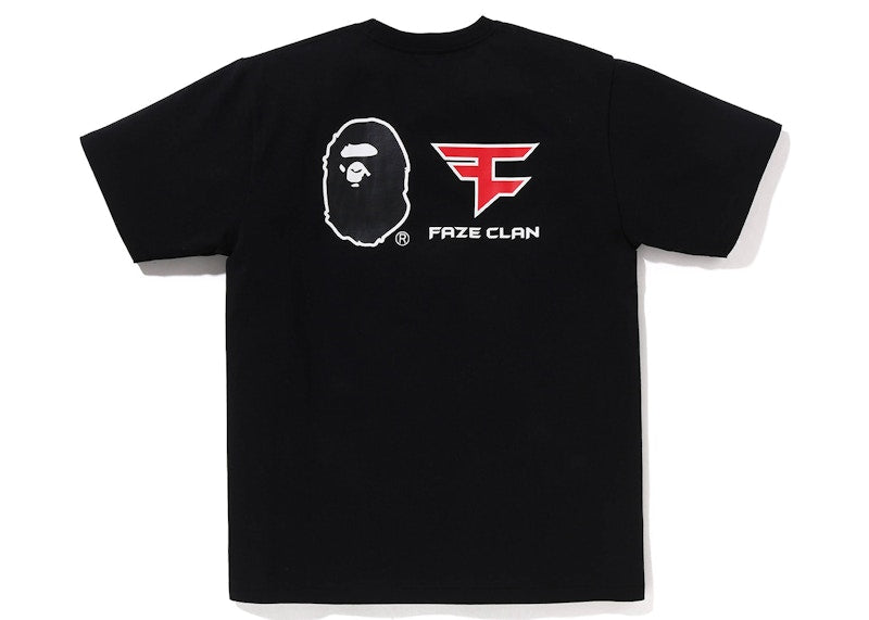 BAPE x Faze Clan Tee Black
