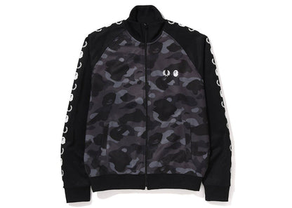 BAPE x Fred Perry Color Camo Track Jacket Black