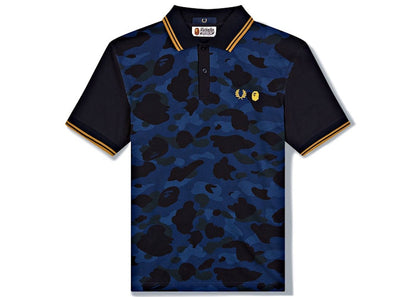 BAPE x Fred Perry Polo Shirt Navy