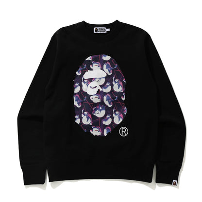 BAPE x Ghostbusters Ape Head Crewneck Black