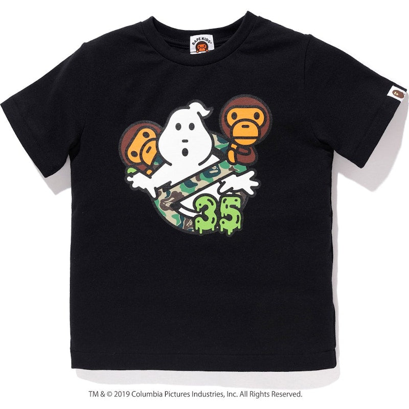 BAPE x Ghostbusters Baby Milo Kids Tee #6 Black