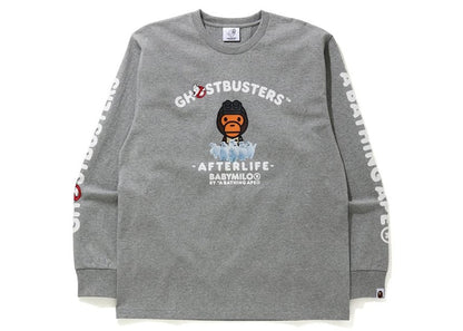 BAPE x Ghostbusters Baby Milo L/S Tee Gray