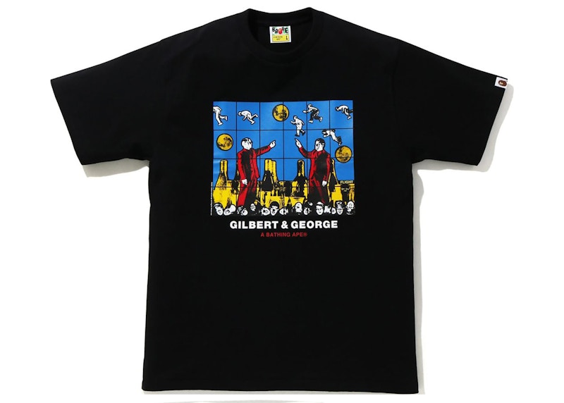 BAPE x Gilbert & George Flight Tee Black