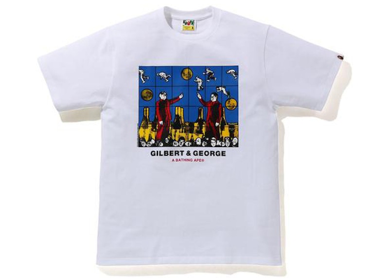 BAPE x Gilbert & George Flight Tee White
