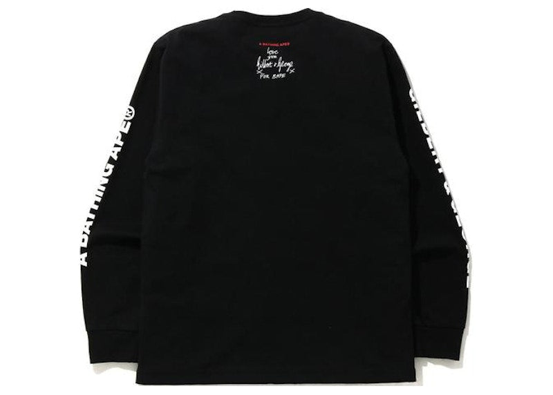 BAPE x Gilbert & George Up God LS Tee Black