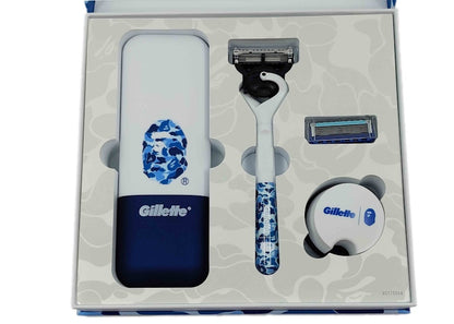BAPE x Gillette Limited Edition Razor (Large Box Set, 1 Spare Razor)