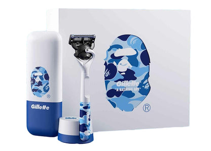 BAPE x Gillette Limited Edition Razor (Large Box Set, 1 Spare Razor)