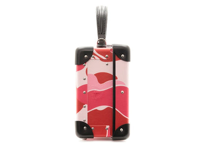 BAPE x Globe-Trotter London Square Bag Pink