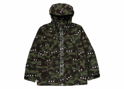 BAPE x God Selection XXX Snowboard Jacket Green