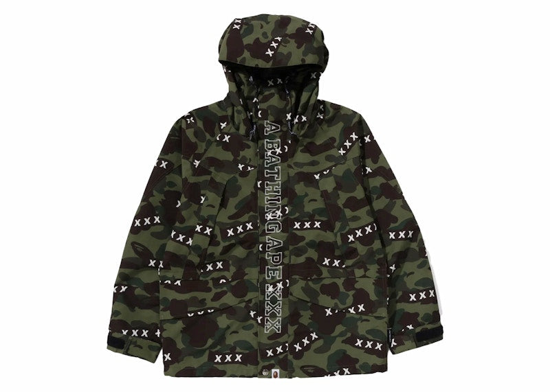 BAPE x God Selection XXX Snowboard Jacket Green