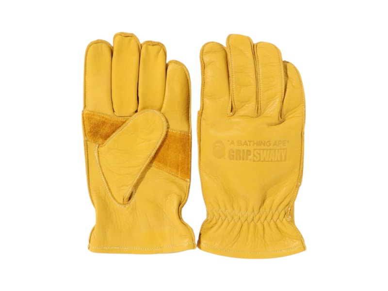 BAPE x Grip Swany G-1 Gloves Yellow