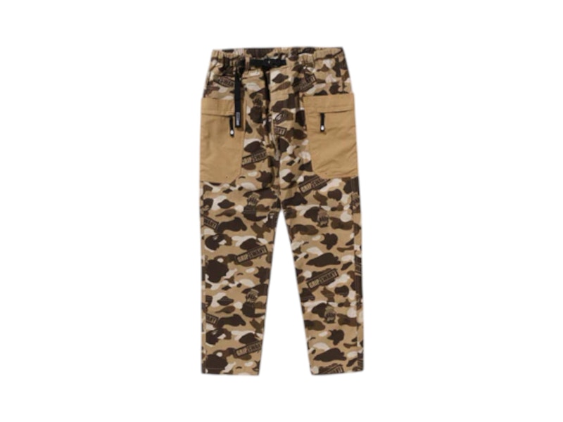 BAPE x Grip Swany GR Camo Fireproof Camp Pants Beige