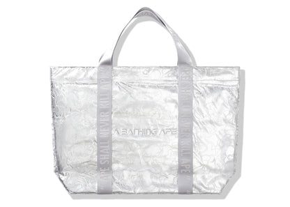 BAPE x Hajime Soratama Tote Bag Silver