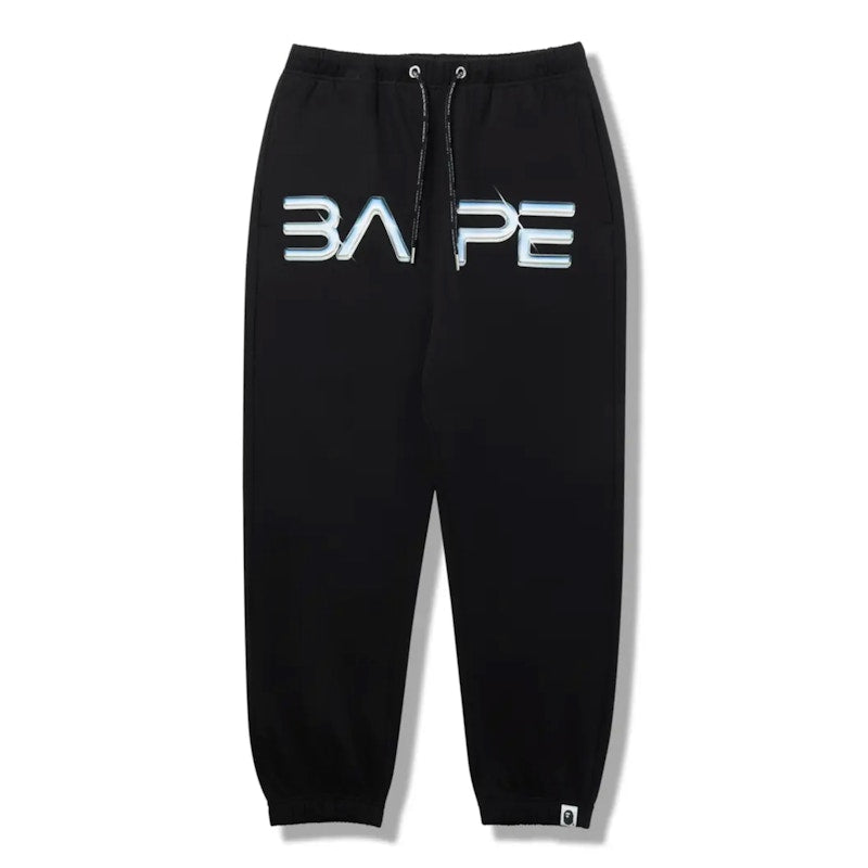 BAPE x Hajime Sorayama Logo Sweatpants Black