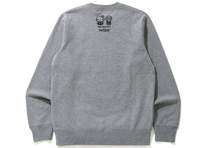 BAPE x Hello Kitty Baby Milo London Crewneck Gray