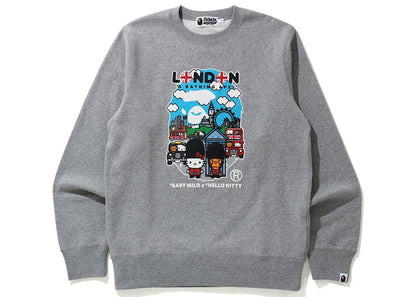 BAPE x Hello Kitty Baby Milo London Crewneck Gray