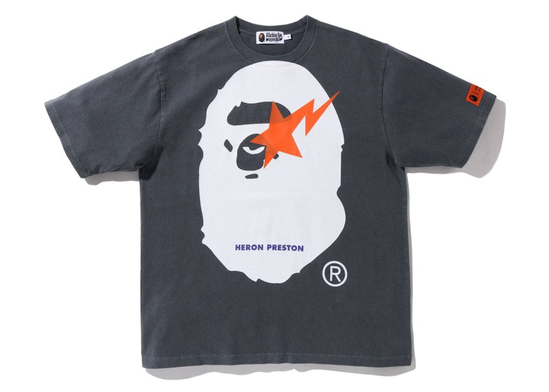 BAPE x Heron Preston Relaxed Fit Tee Black