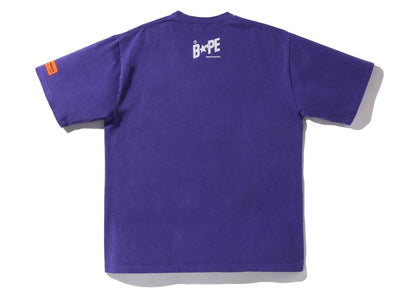 BAPE x Heron Preston Relaxed Fit Tee Purple