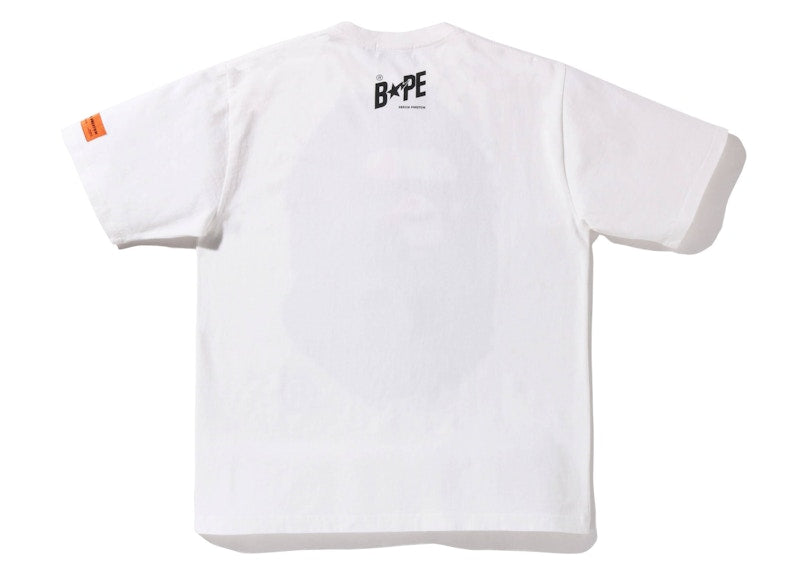BAPE x Heron Preston Relaxed Fit Tee White