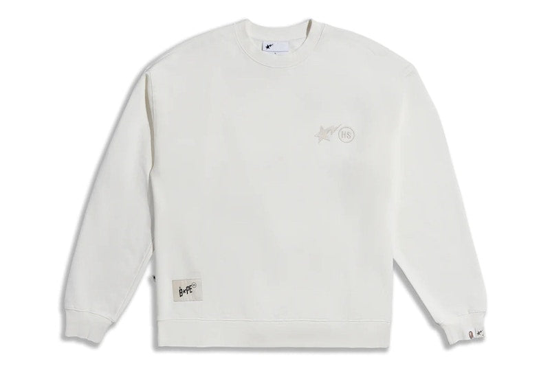 BAPE x Highsnobiety Crewneck Ivory