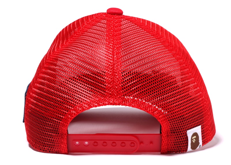 BAPE x Hot Wheels Mesh Cap Red