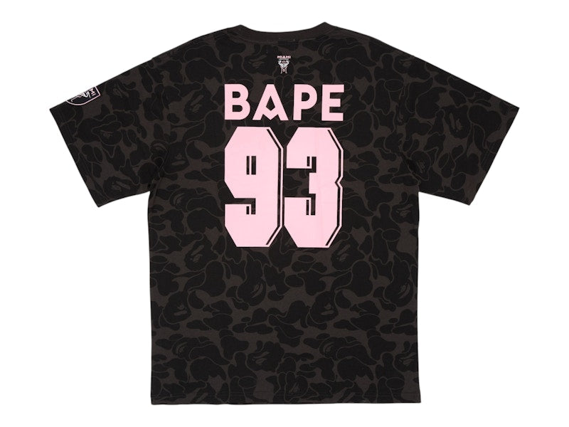 BAPE x Inter Miami CF Camo Tee Black