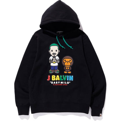 BAPE x J Balvin Milo Pullover Hoodie Black